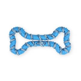 PET NOVA TPR ROPEBONE BLUE 20cm      /10