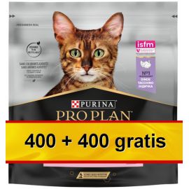 Purina Pro Plan Cat Adult Delicate Digestion z indykiem 800g (400+400g gratis)