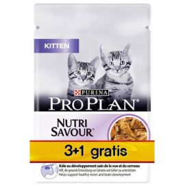 Purina Pro Plan Cat Kitten saszetka 4x85g 3+1 gratis