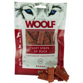 WOOLF przys.PIES 100g SOFT STRIPS DUCK