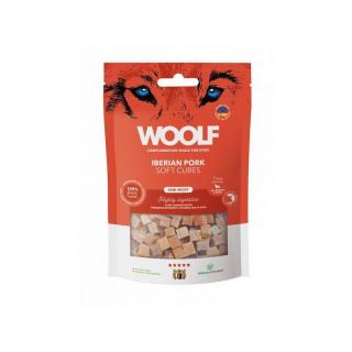 WOOLF SOFT przys.PIES 100g MONOPROTEIN    CUBES IBERIAN PORK