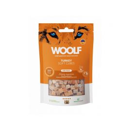 WOOLF SOFT przys.PIES 100g MONOPROTEIN    CUBES TURKEY