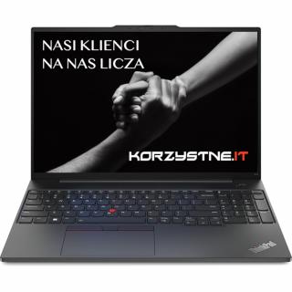 Lenovo Laptop ThinkPad E16 G1 [21JN005UPB] - i5-1335U / 16GB / 512GB SSD (M.2 - PCIe) / 16" (1920x1200) WUXGA / nVidia GeForce MX550 / Win11 Pro / 3Y NBD