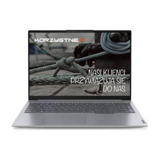Lenovo ThinkBook 16 G6 [21KH00TCPB] - i5-13420H / 16GB /512GB SSD (M.2 - PCIe) / 16" (1920x1200) WUXGA / Iris Xe / Win11 Pro / 3Y NBD