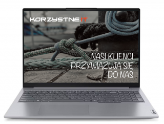 Lenovo ThinkBook 16 G7 [21MS007XPB] - Ultra 5 - 125H / 8GB / 512GB SSD (M.2 - PCIe) / 16" (1920x1200) WUXGA / Intel Arc graphics / Win11 Pro / 3Y NBD