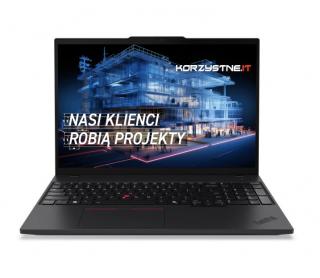 Lenovo ThinkPad T16 G3 [21MN0059PB] - Ultra 7 - 155U / 32GB /1024GB SSD (M.2 - PCIe) / 16" (1920x1200) WUXGA / Intel Graphics / Win11 Pro / 3Y NBD