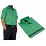 Duża koszula męska zielona intensywna mięta z krótkim rękawem duży rozmiar sklep KoszuleKup.pl