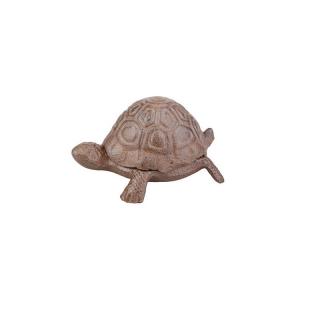 Żeliwna figurka żółwia - schowek na klucze