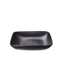 Talerz głęboki kwadratowy z uniesionym rantem 210 mm czarny - ARIANE Dazzle Black