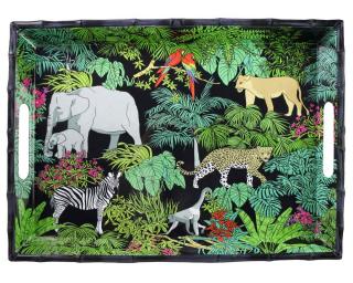 Les Jardins de la Comtesse - Taca z melaminy z uchwytami Jungle 50 x 36 x 5 cm Zapłać później z PayPo