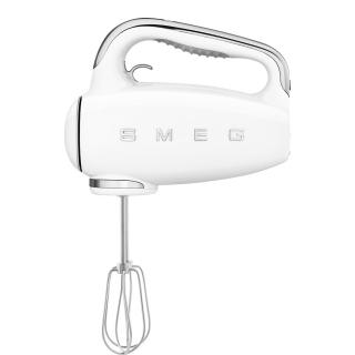 Smeg - Mikser ręczny 50's Style HMF01WHEU Biały 5% RABATU Z KODEM "SMEG"