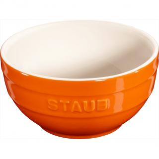 Staub - Miska okrągła Serving 12 cm pomarańczowy Zapłać później z PayPo