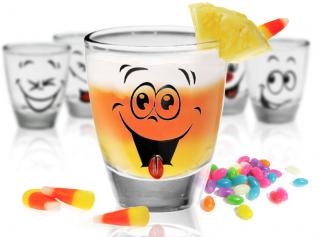 Kieliszek Baryłka 25ml humor uśmiechy 6 szt