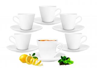 Komplet 6 filiżanek Maja 230ml ze spodkami