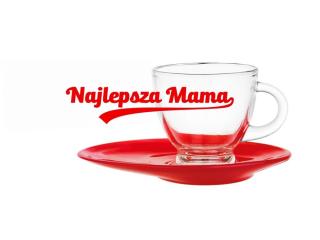 Komplet filiżanka 230 ml ze spodkiem NAJLEPSZA MAMA