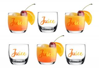 Komplet Szklanek Niska 260ml Juice 6 szt
