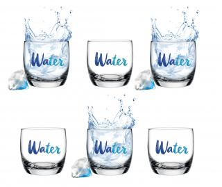 Komplet Szklanka Niska 260ml Water 6 szt