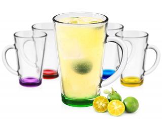 Kubki Iwo 300ml kolorowe dno mix KLP 6