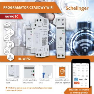 Programator czasowy RS-WIFI2 - Schelinger