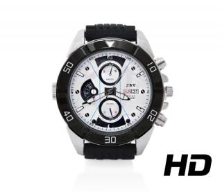 Sportowy zegarek z kamerą FHD i oświetlaczem IR