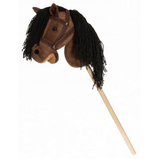 Hobby Horse koń na kiju brązowy z kantarem, Hobby Horse A4 Teddykompaniet