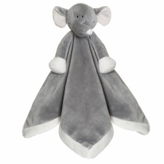 Pluszowy Kocyk Przytulanka Słonik, Maskotka Teddykompaniet, 35x35cm