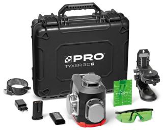 PRO TYXER 3DG PLUS Laser krzyżowy 3x360