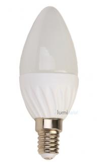 Żarówka LED E14 świeczka 3W mleczna odpowiednik 25W
