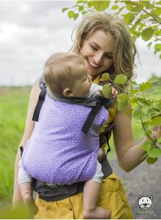 Nosidełko regulowane Grow Up: Meadow (fiolet) Z dodatkami