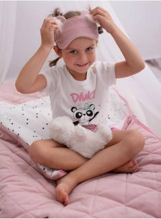 Opaska na oczy/do spania Kinder Hop Dreamy Bear (Mini)  Triangles Pink