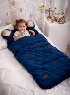 Śpiworek Kinder Hop Dream Catcher Big Diamonds Deep Blue - 120x60 cm