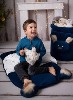 Śpiworek Kinder Hop Dream Catcher Big Diamonds Deep Blue - 145x70 cm