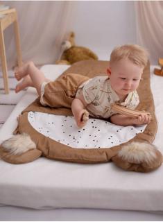 Śpiworek Kinder Hop Dream Catcher (Light) Caramel Teddy in Clouds - 120x60 cm