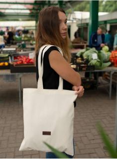 Torba bawełniana na zakupy Eco Shopper (naturalna bawełna)