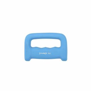 CK10 KASTET LIGHT BLUE CIĘŻAREK ŻELIWNY POKRYTY NEOPRENEM 1.0 KG HMS