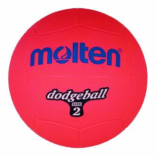 DB2-R Piłka gumowa Molten dodgeball size 2 czerwona