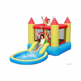 Dmuchaniec Happyhop Bouncy Castle With Pool Slide Zamek Dmuchany Zjeżdżalnia, Tramp KURIER GRATIS !!