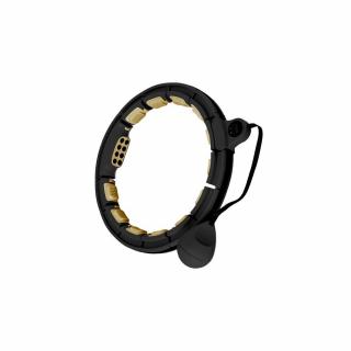 HHM13 NEW HULA HOP BLACK/GOLD Z MAGNESAMI I OBCIĄŻNIKIEM + LICZNIK HMS