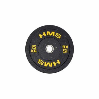 HTBR15 YELLOW TALERZ OLIMPIJSKI BUMPER 15 KG HMS