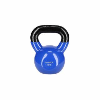 KNV10 BLUE KETTLEBELL ŻELIWNY POKRYTY WINYLEM HMS