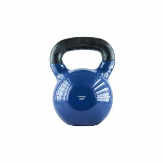 KNV28 BLUE KETTLEBELL ŻELIWNY POKRYTY WINYLEM HMS