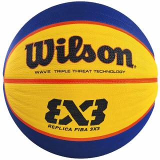łka koszykowa Wilson Fiba 3x3 replica RBR żółto-niebieska WTB1033XB - rozmiar piłek - 6
