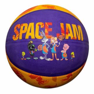 Piłka do koszykówki Spalding Space Jam Tune pomarańczowo-fioletowa '7 84595Z - rozmiar piłek - 7