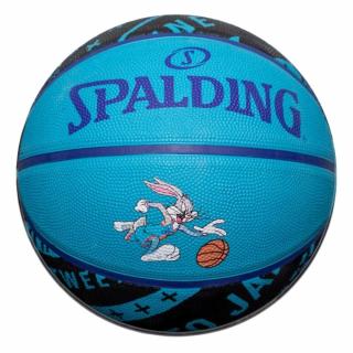 Piłka do koszykówki Spalding Space Jam Tune Squad Bugs niebiesko-czarna '5 84605Z - rozmiar piłek - 7