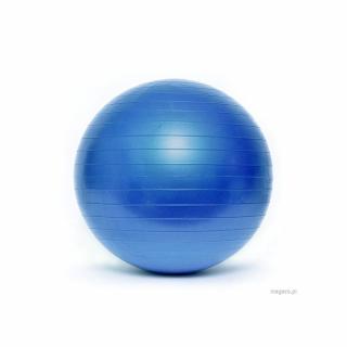 Piłka gimnastyczna BL003 55 cm niebieska z pompką