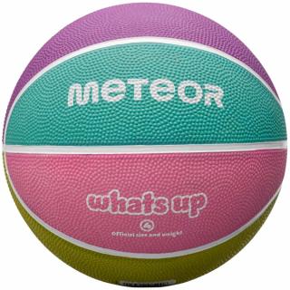 Piłka koszykowa Meteor What's Up pastelowa 16792 rozmiar 4 - rozmiar piłek - 4