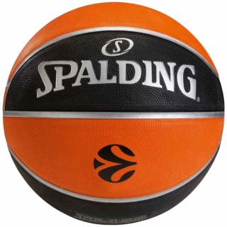Piłka koszykowa Spalding Eurolige TF-150 Legacy czarno-pomarańczowa 84508Z - rozmiar piłek - 5