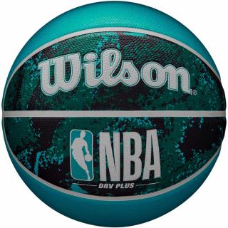 Piłka koszykowa Wilson NBA DRV Plus Vibe czarno-niebieska WZ3012602XB6 - rozmiar piłek - 6