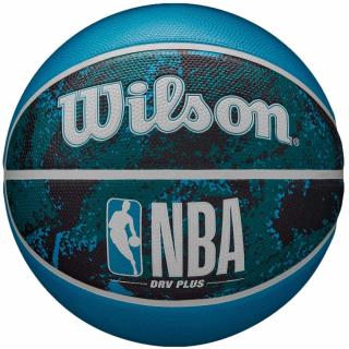 Piłka koszykowa Wilson NBA DRV Plus Vibe czarno-niebieska WZ3012602XB7 - rozmiar piłek - 7
