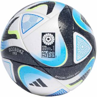 Piłka nożna adidas Oceaunz Pro biało-niebiesko-czarna HT9011 - rozmiar piłek - 5